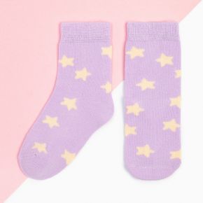 Носки для девочки KAFTAN «Звезды», размер 18-20 см, цвет лиловый