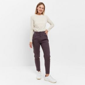 Брюки (джинсы) женские, цвет серый, размер 44