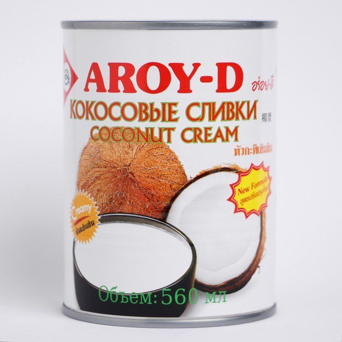 Кокосовый крем Aroy-d. Сливки кокосовые Aroy-d 150 мл.