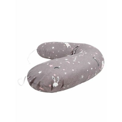 Наволочка к подушке для беременных AmaroBaby 170х25 (Princess), серый
