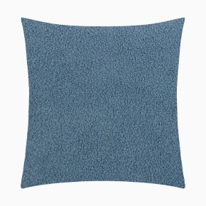 Чехол на подушку Этель Boucle 43х43см, цв. синий, 100% п/э