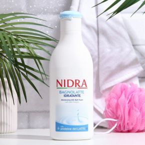 Пена-молочко для ванны увлажняющая NIDRA с молочными протеинами, 750 мл