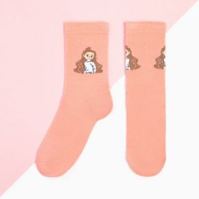 Носки для девочки KAFTAN "Girl", 22-24 см, цвет розовый