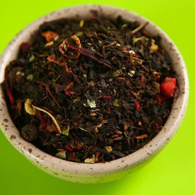 Подарочный чай «Яркого 2023», вкус: малина, 50 г.