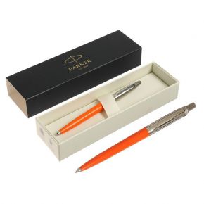 Ручка шариковая Parker Jotter Color оранжевый M син/стерж, подар/упак