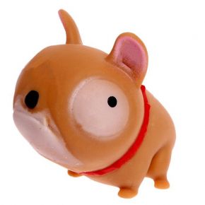 Мялка «Собачка» с пастой, цвета МИКС