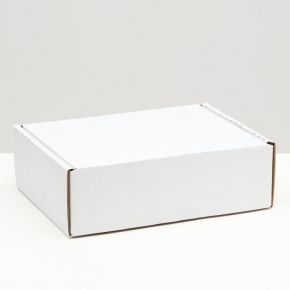 Коробка-шкатулка, белая, 27 х 21 х 9 см