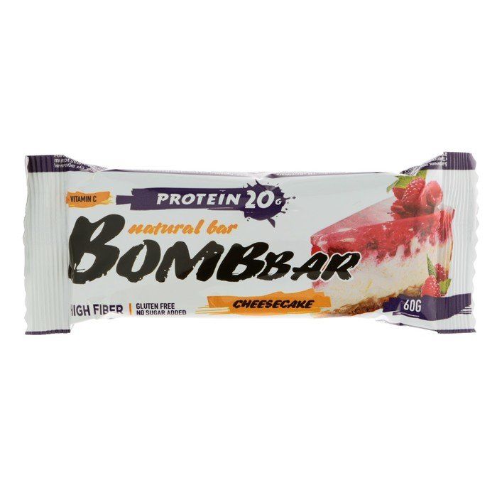 Bombbar батончик чизкейк