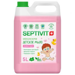 Детское мыло SEPTIVIT "Bubble Gum" 5 л
