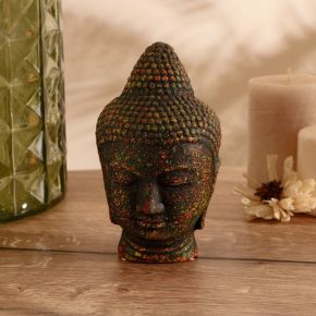 Сувенир "Голова Будды" камень 16 см