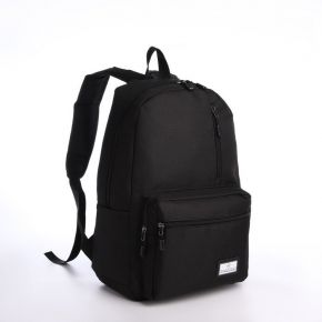 Рюкзак, 29*12*44, отд на молнии, 3 н/к, 2 б/к, USB, черный