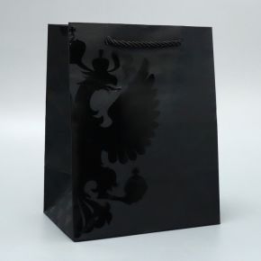 Пакет подарочный «Герб», MS 18 × 23 × 12 см