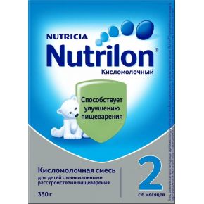 Молочная смесь Nutricia Nutrilon Кисломолочный 2, с 6 месяцев, 350 г