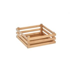 Ящик деревянный для хранения Polini Home Boxy, цвет натуральный, 32х32х12 см