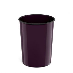 Корзина для бумаг 13.5 литров ErichKrause Marsala, литая, фиолетовая