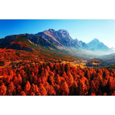 Фотобаннер, 300 × 200 см, с фотопечатью, люверсы шаг 1 м, «Осень в горах»
