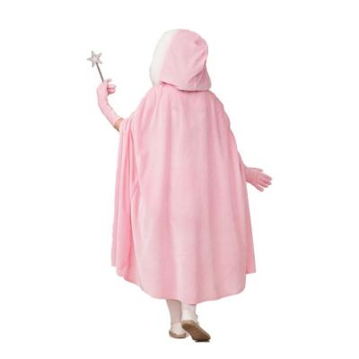 Карнавальный костюм «Плащ принцессы», перчатки, палочка, р. 30, рост 116 см, цвет розовый