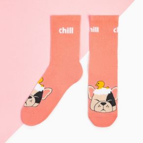 Носки для девочки KAFTAN "Chill", 20-22 см, цвет розовый