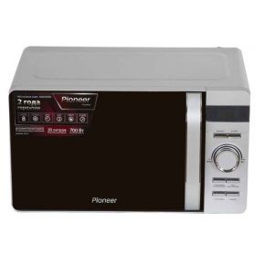 Микроволновая печь Pioneer MW229D, 700 Вт, 8 программ, 5 мощностей, 20 л, цвет серебро