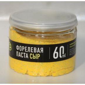 Плавающая паста ZUB 60мл Форель "Сыр" Желтая"