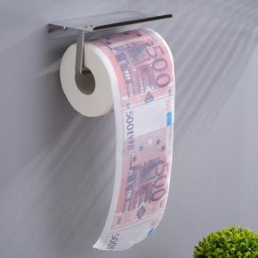 Сувенирная туалетная бумага "500 евро", МЕГА, 12х13 см