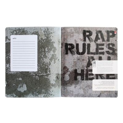 Тетрадь 48 листов в клетку "Хип-хоп", обложка мелованный картон, гибридный УФ-лак, МИКС