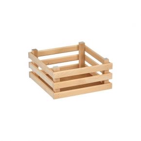 Ящик деревянный для хранения Polini Home Boxy, цвет натуральный, 25х25х12 см
