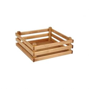 Ящик деревянный для хранения Polini Home Boxy, цвет лакированный, 32х32х12 см