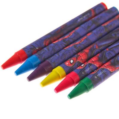 Восковые карандаши Человек-Паук, набор 6 цветов