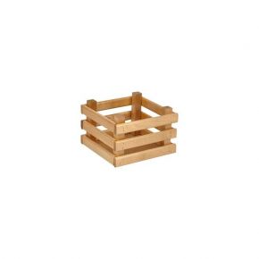 Ящик деревянный для хранения Polini Home Boxy, цвет лакированный, 18х18х12 см