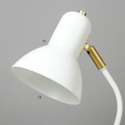 Настольная лампа "Джордж" 1х40Вт Е27 белый 20,5х14,5х51см RISALUX