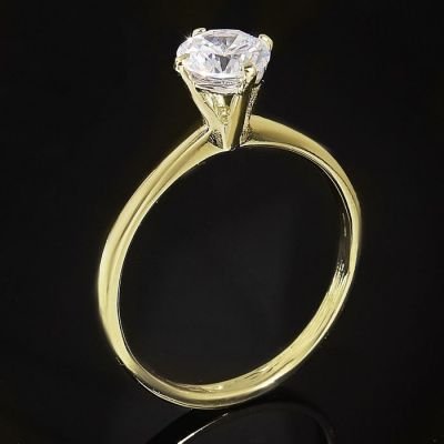 Кольцо Катри, размер 19, цвет белый в золоте