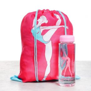 Набор Sport in my life: сумка на лямках, бутылка для воды
