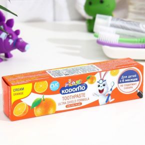 Детская зубная паста LION Thailand Kodomo с ароматом апельсина, 65 г