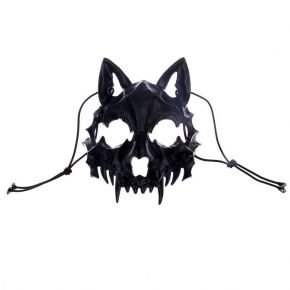 Карнавальная маска «Череп собаки», цвет чёрный