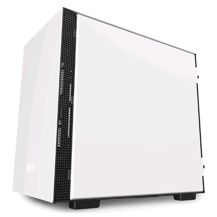 Mini itx белый. Корпус NZXT h210i белый. NZXT h440.