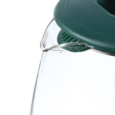 Чайник электрический "Чудесница" ЭЧ-2040, пластик, колба металл, 2 л, 1500 Вт, зелёный