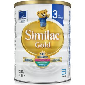 Детское молочко Similac Gold 3, с 12 мес, с 2’-FL олигосахаридами для укрепления иммунитета, 800 г