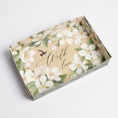 Коробка для кондитерских изделий «With love», 17 × 12 × 3.5 см
