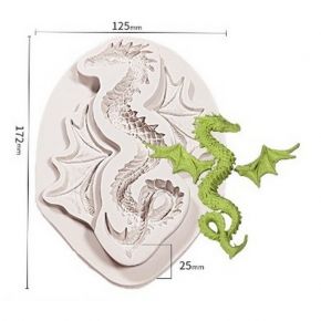 Форма силиконовая универсальная «Большой дракон», 15,2 × 5,2 × 1,5 см