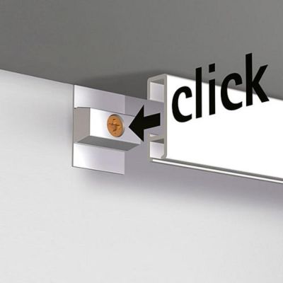 Система для подвеса картин ArtiTeq: настенный рельс "Клик" 400 см нагрузка 30 кг/м (возможна покраска) белый