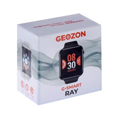 Смарт-часы Geozon Ray G-SM05SVR, 1.54", TFT, камера, microSD, GPS, IP54, 260мАч, серебристые