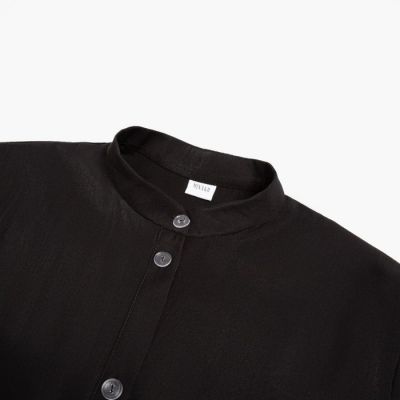 Рубашка женская MINAKU: Casual collection цвет черный, р-р 42