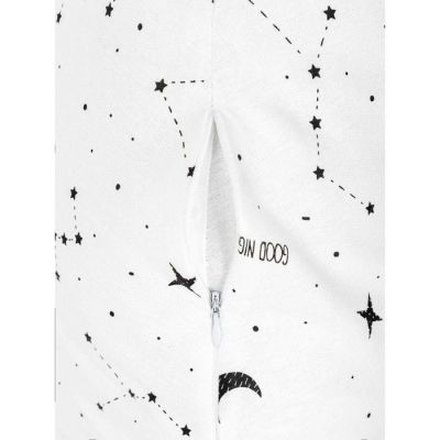 Наволочка к подушке для беременных AmaroBaby 170х25 (STARS), белый