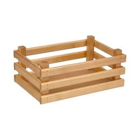 Ящик деревянный для хранения Polini Home Basket, цвет лакированный, 30х20х12 см