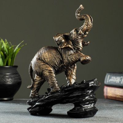 Фигура "Слон на камне" 17х9х23 см