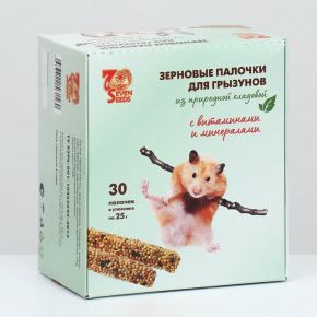 Набор палочки "SHOW BOX"  для грызунов  витаминами и минералами, коробка 30 шт, 750г