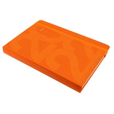 Ежедневник датированный А5 Letts Block, твёрдая обложка, фиксирующая резинка, белый блок, оранжевый