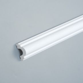 Молдинг настенно-потолочный из полимера ультравысокой плотности 2 UHD 01/25, белый, 2м