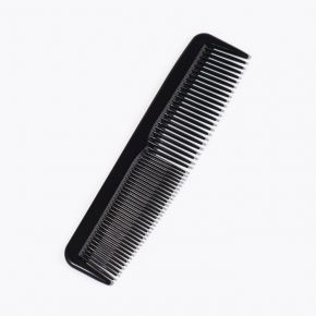 Расчёска комбинированная, 12,5 × 2,5 см, цвет чёрный